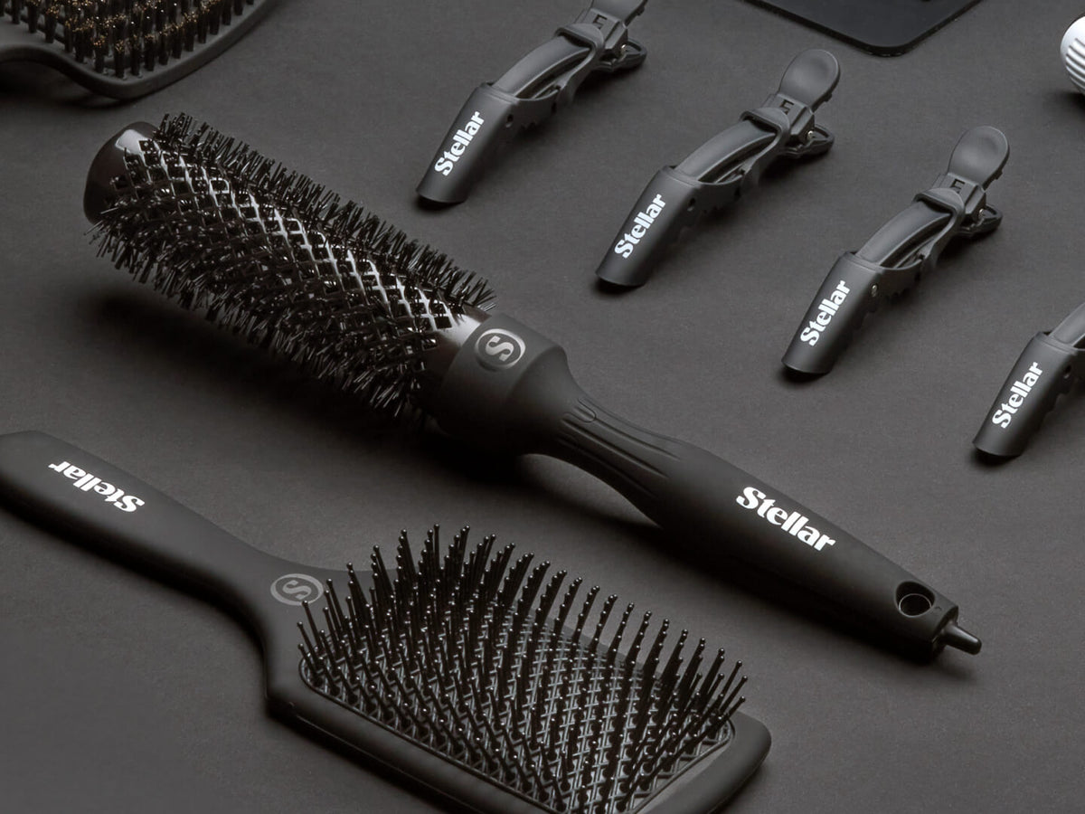 HeatSense Round Brush sectioning pin detail